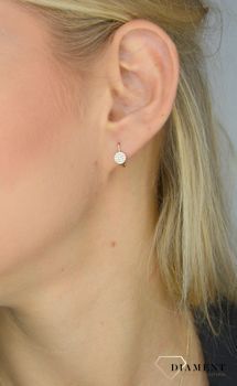 Złote kolczyki dla dziewczynki 585 'okrągłe z cyrkoniami' ✓ Kolczyki złote w Sklepie z Biżuterią zegarki-diament.pl✓ Piękne Kolczyki dla dzieci (1).JPG